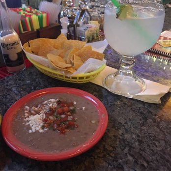 Casa Vallarta - Patron margarita with chips and salsa.... what's better ? - Mexican Near Me - Saugus, Massachusetts