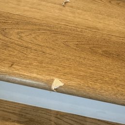 Damaged stair
