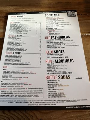 Menu photo 6 Minnesota Burger Company Apple Valley, MN