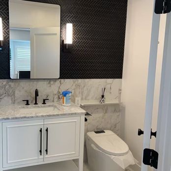 Simin J Construction - See the lightning and floor, so wonderful - General Contractors Near Me