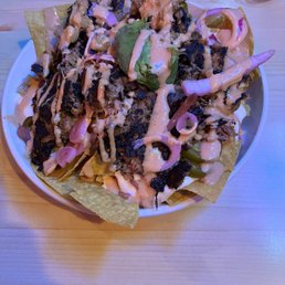 Pulled pork nachos Pulled pork nachos