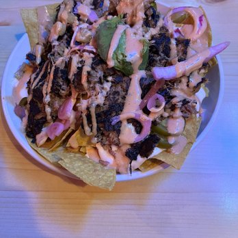 Dirty Don's Oyster Bar & Grill - Pulled pork nachos - Seafood Near Me - Myrtle Beach, South Carolina Dirty Don's Oyster Bar & Grill - Pulled pork nachos - Seafood Near Me - Myrtle Beach, South Carolina