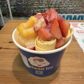 Taiwan Ice - Mango ice cream roll - Ice Cream & Frozen Yogurt Near Me - North Miami Beach, Florida Taiwan Ice - Mango ice cream roll - Ice Cream & Frozen Yogurt Near Me - North Miami Beach, Florida