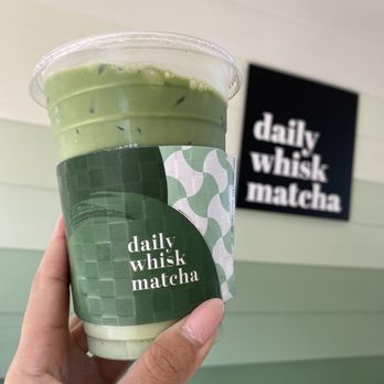 Daily Whisk Matcha - Iced matcha tea latte with whole milk & - Cafes Near Me - Honolulu, Hawaii Daily Whisk Matcha - Iced matcha tea latte with whole milk & - Cafes Near Me - Honolulu, Hawaii