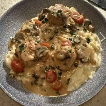 The Sacred Pepper - Tagliatelle & Scallop Scampi - New American Near Me - Tampa, Florida