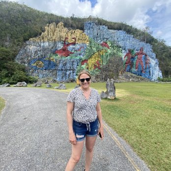 Cuba Travel Adventures Group - Massive hill-side mural - Tours Near Me - Tiburon, California