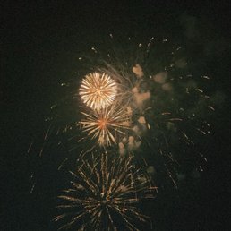 Fireworks at Almaden lake