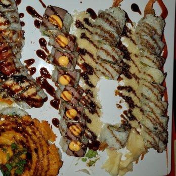 McGuire's Sushi - We tried the hurricane roll, Crunchyroll, McGuire roll and dragon skin - Sushi Bars Near Me - Destin, Florida McGuire's Sushi - We tried the hurricane roll, Crunchyroll, McGuire roll and dragon skin - Sushi Bars Near Me - Destin, Florida