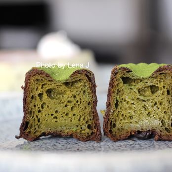 Suzu’s Bakery - Matcha Canelé ($4) - I like it. Strong matcha flavor, a bit bitter (which I liked) - Bakeries Near Me - Champaign, Illinois Suzu’s Bakery - Matcha Canelé ($4) - I like it. Strong matcha flavor, a bit bitter (which I liked) - Bakeries Near Me - Champaign, Illinois