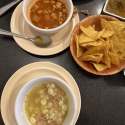 Mi Pueblito Cafe - Green pozole and MENUDO!