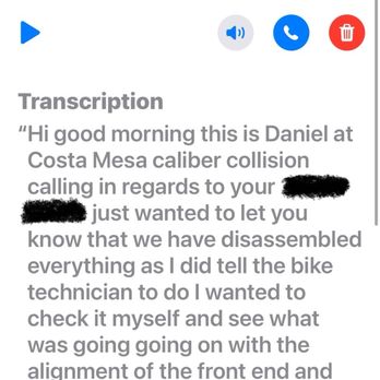 Caliber Collision - Voicemail evidence of how horrible this place is!!! - Body Shops Near Me - Costa Mesa, California Caliber Collision - Voicemail evidence of how horrible this place is!!! - Body Shops Near Me - Costa Mesa, California
