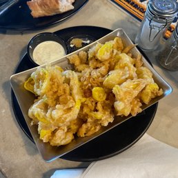 Fried banana peppers Fried banana peppers