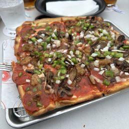 The works personal pizza The works personal pizza