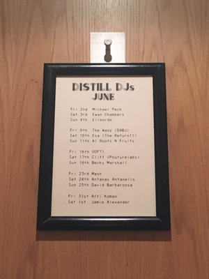 Menu photo 1 Distill Glasgow, GLG Menu photo 1 Distill Glasgow, GLG
