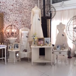 HotHouse Design Studio & Prophouse - A unique display of heirloom wedding dresses!