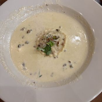 Queen City Bistro - Remembered to take the picture before we ate the last Mushroom Ravioli - Italian Near Me - Staunton, Virginia Queen City Bistro - Remembered to take the picture before we ate the last Mushroom Ravioli - Italian Near Me - Staunton, Virginia