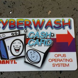 The card use wash here