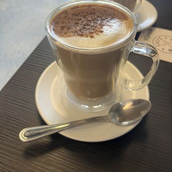 Caffe Mercato - Hot Horchata! Who knew! I've only seen it offered cold. - Cafes Near Me - Menifee, California