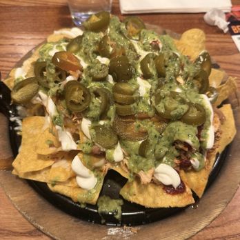 Nacho Daddy - Enchilada Nacho with red and green sauce - New American Near Me - Salt Lake City, Utah