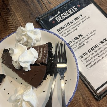 Dinosaur Bar-B-Que - Chocolate Ice Box Pie - Barbeque Near Me - New York, New York Dinosaur Bar-B-Que - Chocolate Ice Box Pie - Barbeque Near Me - New York, New York