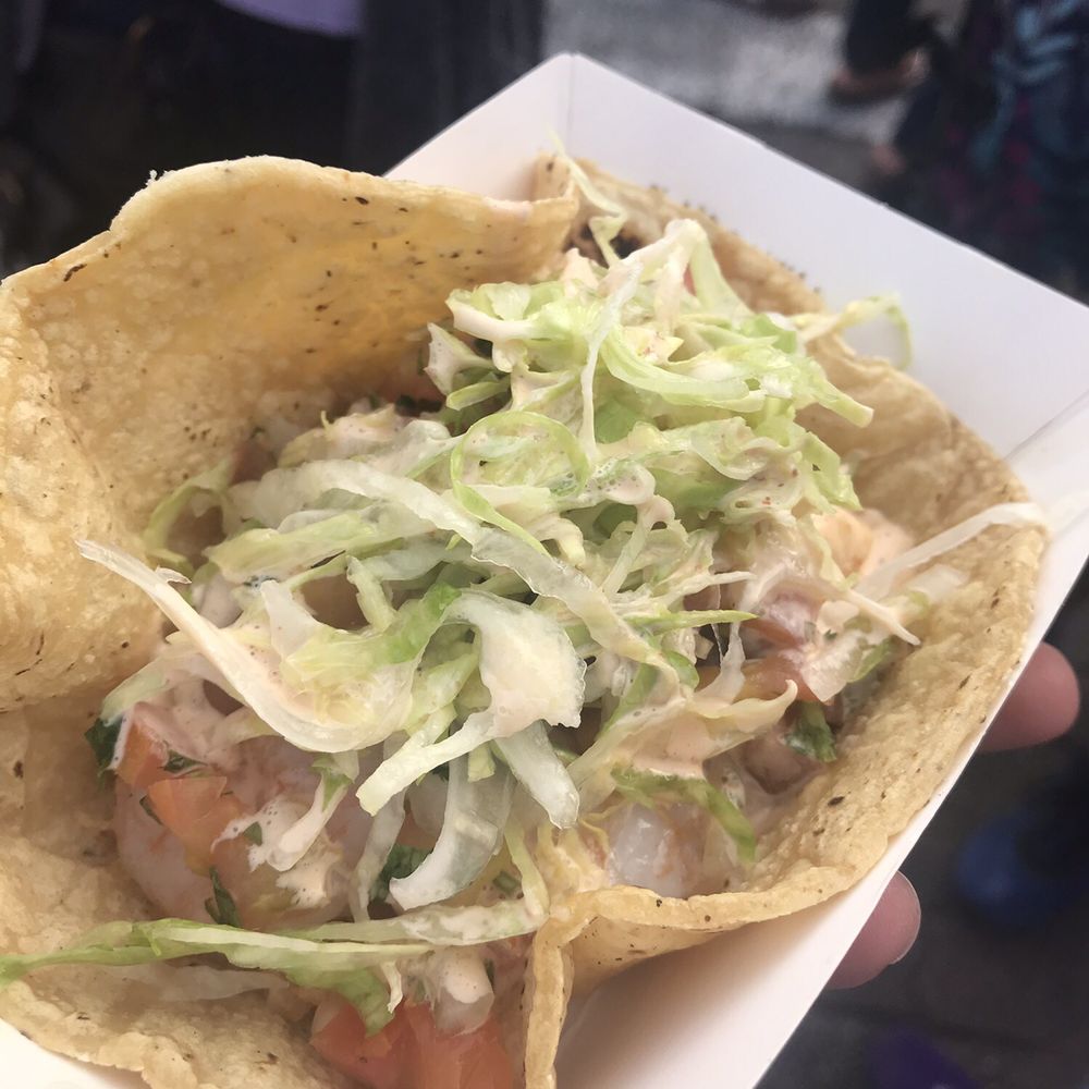 Oceanside Farmer's Market - Shrimp taco - Farmers Market Near Me - Oceanside, California