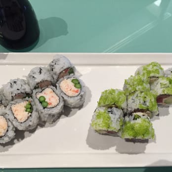 Hello Sushi - Snow Crab Roll on the left and Gogo Roll on the right. The Gogo Roll is one of the best values imho. - Sushi Bars Near Me - Baton Rouge, Louisiana