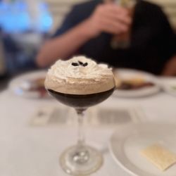 Owen Brennan's - Espresso martini with fresh whipped cream