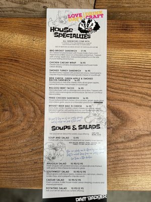 Menu photo 3 Daft Badger Brewing Coeur D'alene, ID Menu photo 3 Daft Badger Brewing Coeur D'alene, ID