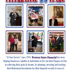 Western States Financial - Celebrating 25 years of Service Excellence!