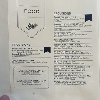 The Gin Joint - Food options - Cocktail Bars Near Me - Charleston, South Carolina The Gin Joint - Food options - Cocktail Bars Near Me - Charleston, South Carolina