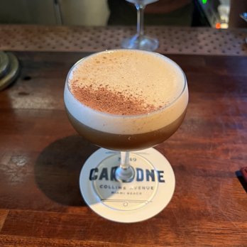 Carbone - Espresso martini delicious! - New American Near Me - Miami Beach, Florida Carbone - Espresso martini delicious! - New American Near Me - Miami Beach, Florida