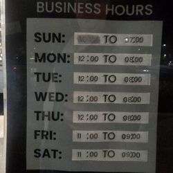 Gamestop - Regular hours as posted.