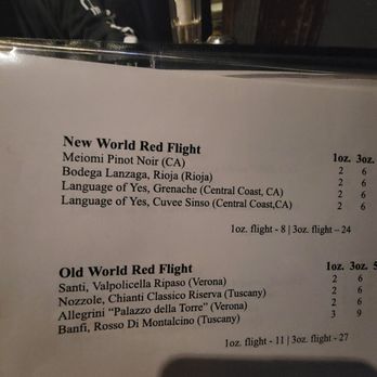 Sauce on the Blue - Red wine flight options. - Pizza Near Me - Silverthorne, Colorado Sauce on the Blue - Red wine flight options. - Pizza Near Me - Silverthorne, Colorado