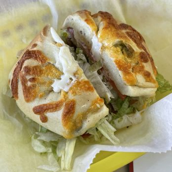 Bagel Factory - Jalapeño bagel with sausage egg and cheese - Bakeries Near Me - Myrtle Beach, South Carolina