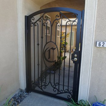 Whitestone Industries - My newly painted wrought iron entry gate. - Painters Near Me - Bakersfield, California