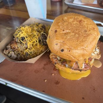 Stanley's Famous Pit Barbecue - "Baby Wade" Frito Pie and Mother Clucker Sandwich - Barbeque Near Me - Tyler, Texas Stanley's Famous Pit Barbecue - "Baby Wade" Frito Pie and Mother Clucker Sandwich - Barbeque Near Me - Tyler, Texas