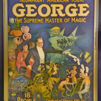 Smoke & Mirrors Magic Theater - Vintage and historical magic act advertisements decorate the theater. This and others are available for sale in the on-site Magic Museum. - Performing Arts Near Me - Glenside, Pennsylvania Smoke & Mirrors Magic Theater - Vintage and historical magic act advertisements decorate the theater. This and others are available for sale in the on-site Magic Museum. - Performing Arts Near Me - Glenside, Pennsylvania