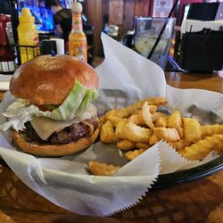 Tom's Tavern - Swiss  and shroom  burger