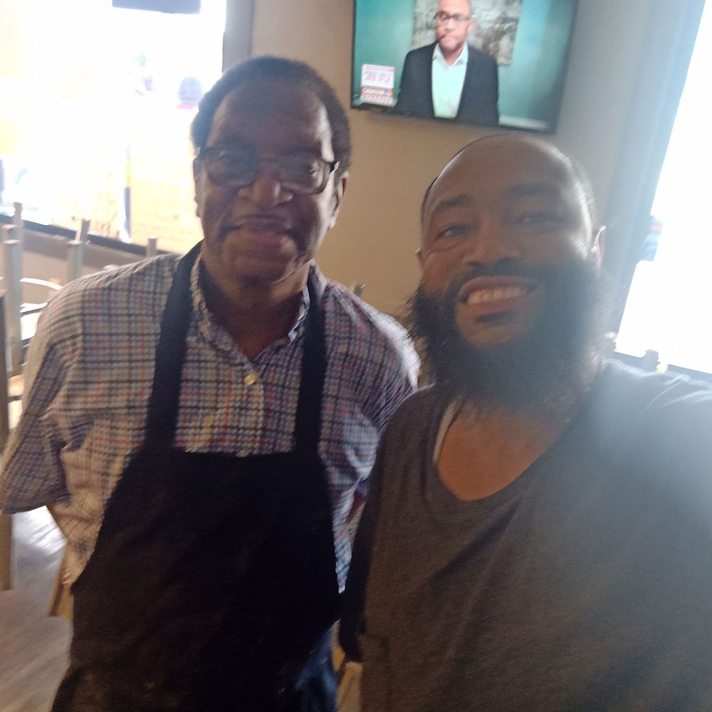 Chatt Smoke House - The Owner James & I  #SupportBlackBusiness - Barbeque Near Me - Chattanooga, Tennessee