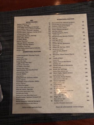 Menu photo 3 Red Door Bistro Whistler, BC Menu photo 3 Red Door Bistro Whistler, BC