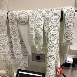Stickers ready to label Stickers ready to label