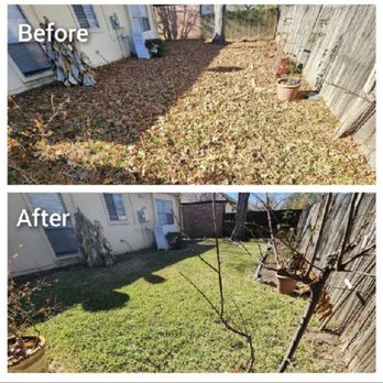 Mercado Mowers - Before & after back - Lawn Services Near Me - Houston, Texas Mercado Mowers - Before & after back - Lawn Services Near Me - Houston, Texas