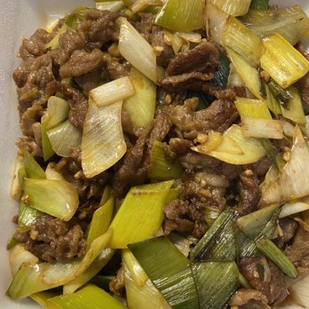Asian Mix - Lamb and leeks! Lots of soft lamb! Really good! - Fast Food Near Me - Honolulu, Hawaii Asian Mix - Lamb and leeks! Lots of soft lamb! Really good! - Fast Food Near Me - Honolulu, Hawaii