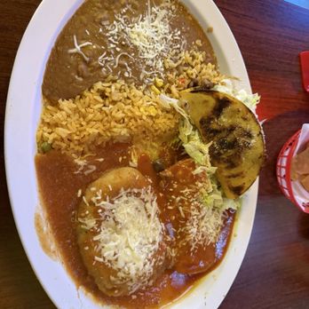 3 Hermanos Taqueria - My three item combo. Everything spread out. - Mexican Near Me - Lincoln, California 3 Hermanos Taqueria - My three item combo. Everything spread out. - Mexican Near Me - Lincoln, California