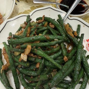 Shanghai 21 - V2. Sauteed Dry String Beans (with minced pork) - Shanghainese Near Me - New York, New York Shanghai 21 - V2. Sauteed Dry String Beans (with minced pork) - Shanghainese Near Me - New York, New York