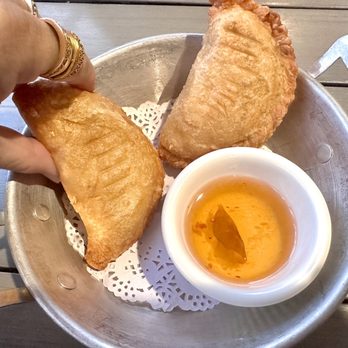 Aroi Thai On Prospect - CURRY PUFFS, its more like Empanada Curry :) - Thai Near Me - La Jolla, California Aroi Thai On Prospect - CURRY PUFFS, its more like Empanada Curry :) - Thai Near Me - La Jolla, California