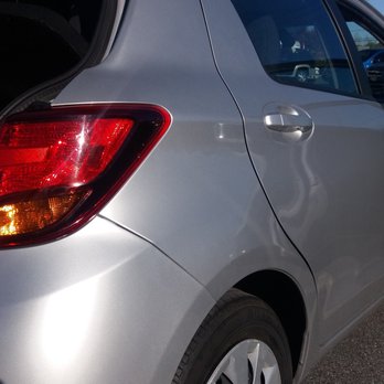 DENT All Stars - After Fixed, with some work popped back in place. - Mobile Dent Repair Near Me