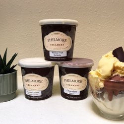 Philmore Creamery - Chocolate Gelato Passion Fruit Sorbetto