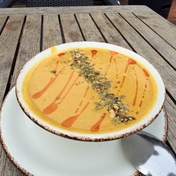 peasants FEAST - Butternut squash soup - American Near Me - Solvang, California