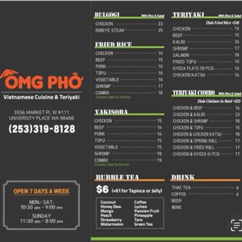 OMG Pho - Vietnamese Near Me - Tacoma, Washington OMG Pho - Vietnamese Near Me - Tacoma, Washington